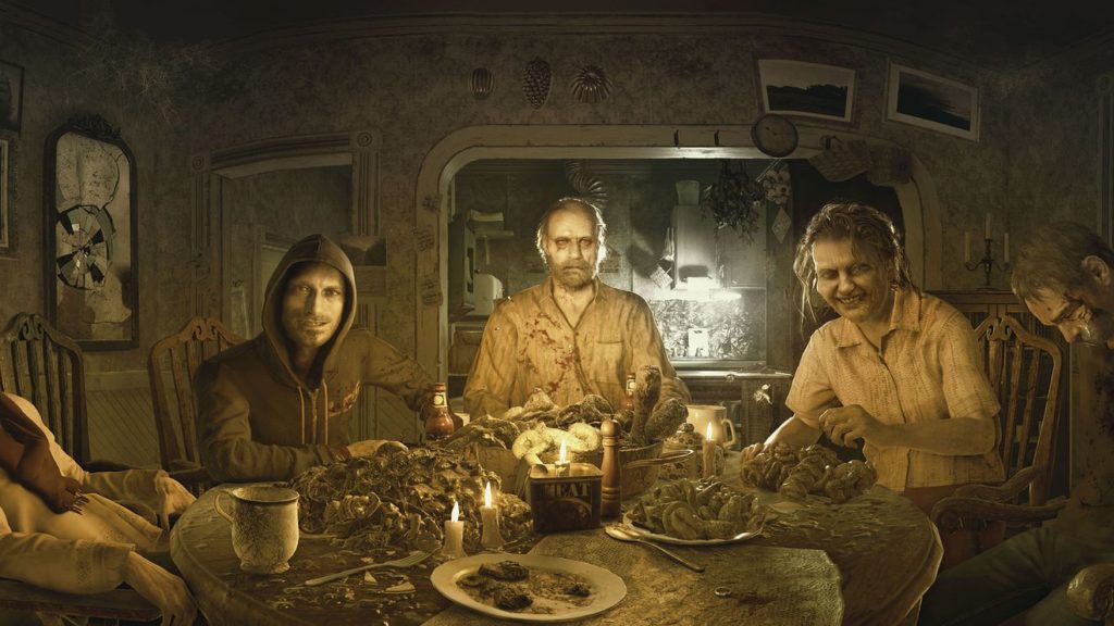 resident evil 7 family dinner